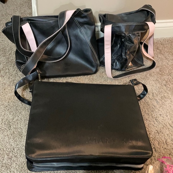 Mary Kay consultant samples binder and bags